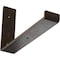 Ekena Millwork Steel Hanging Shelf Bracket, Antiqued Bronze 2"W x 12"D x 7"H BKTM02X12X07HSABZ - alternate 1